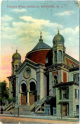 Temple B'nai Jeshurun in Newark, 1868 version