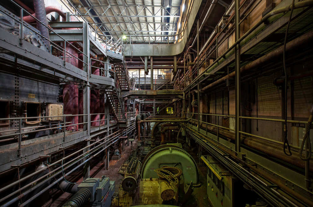 Frank R. Phillips Power Station (South Heights, PA) | Turbine Basement - Frank R. Phillips Power Station