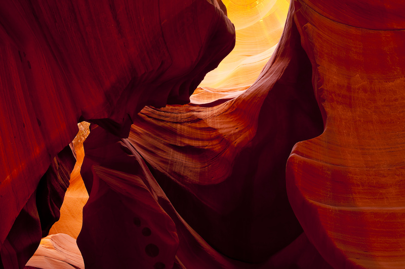LOWER ANTELOPE CANYON - COLOR ABSTRACTS