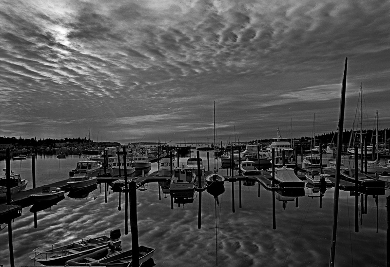 SOUTHWEST HARBOR - BLACK AND WHITE LANDSCAPES