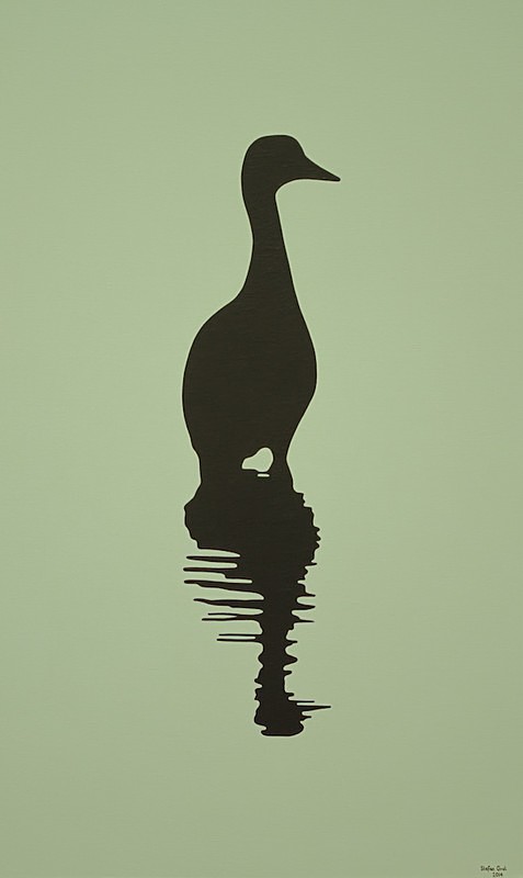 Reflexão solitária / Solitary reflection - Silhuetas do Pantanal / Silhouettes of the Pantanal