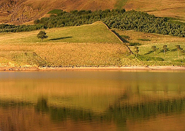 Dovestone Reservoir Reflections, Saddleworth