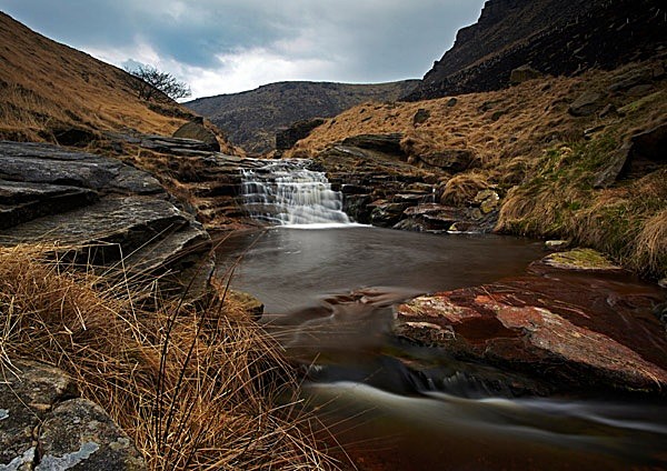 Greenfield Brook Waterfall, Saddleworth