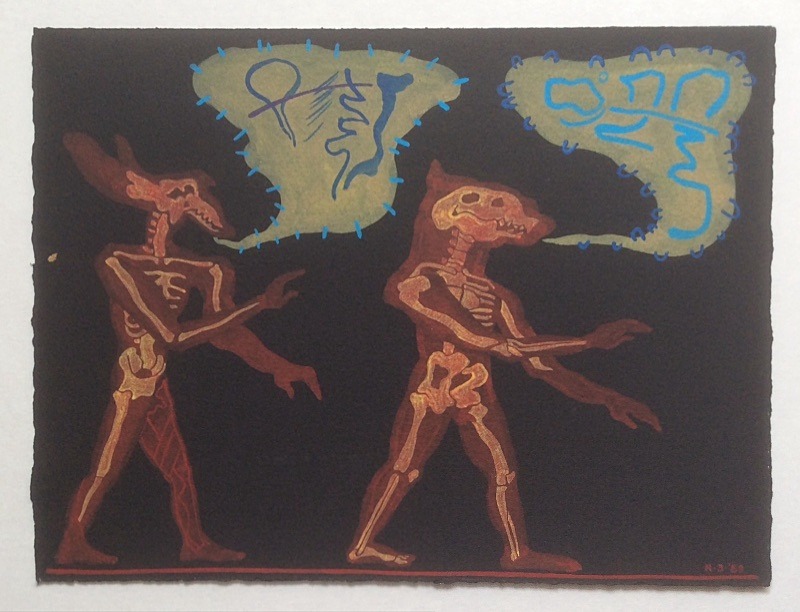 - Acrylics on paper 1990s/late1980s