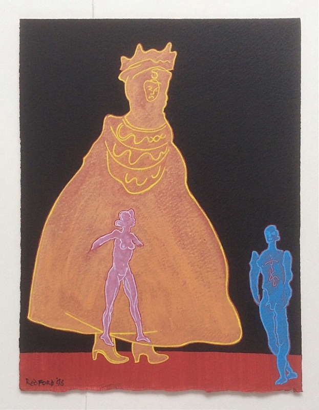  - Acrylics on paper 1990s/late1980s