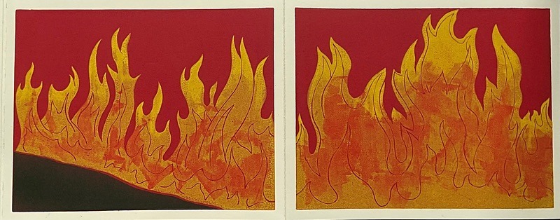  - Four Artists Books. Lino cut plates based on Wagner’s Ring Cycle.