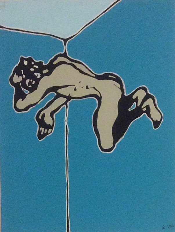  - Poured household paint works