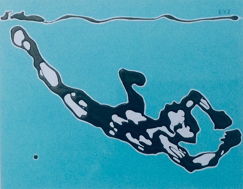  - Poured household paint works