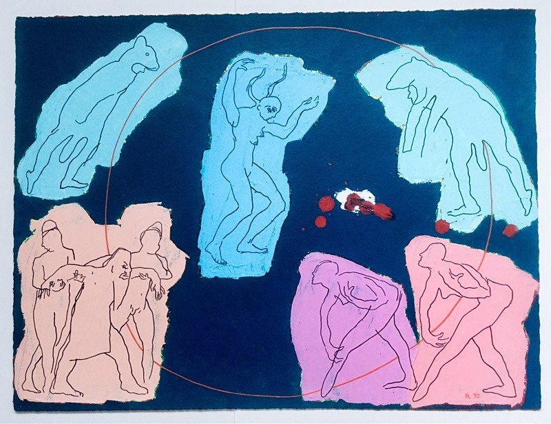  - Acrylics on paper 1990s/late1980s