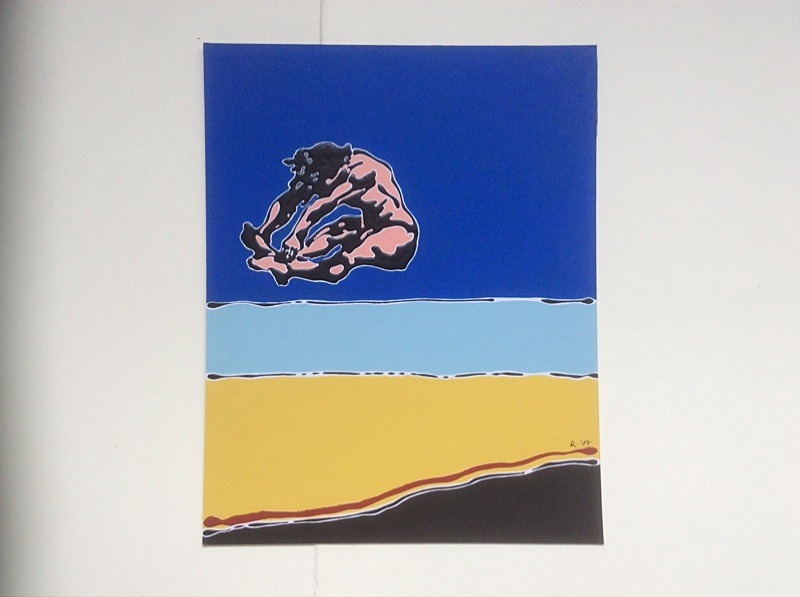  - Poured household paint works