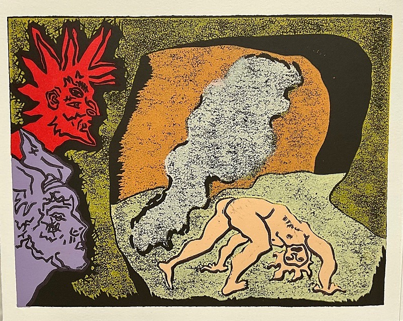  - Four Artists Books. Lino cut plates based on Wagner’s Ring Cycle.