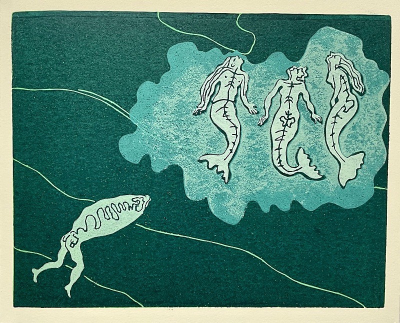  - Four Artists Books. Lino cut plates based on Wagner’s Ring Cycle.
