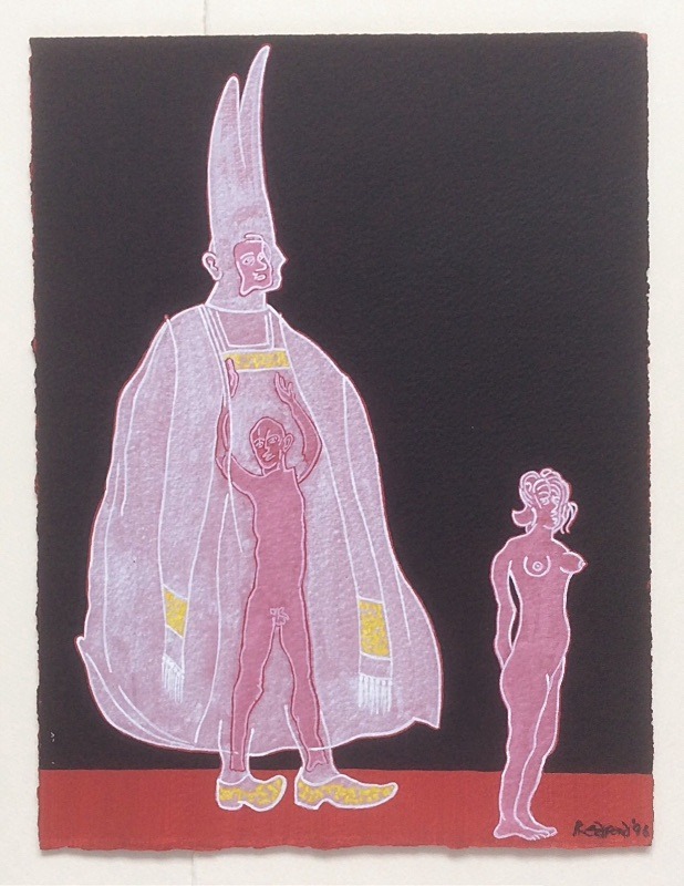  - Acrylics on paper 1990s/late1980s
