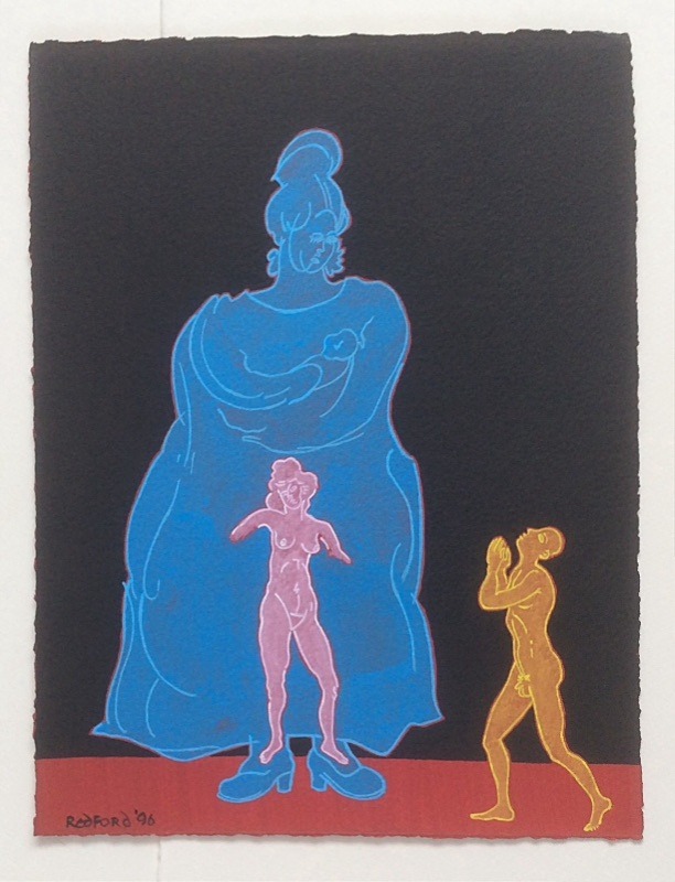  - Paintings acrylic on paper 1990s/ late 1980s