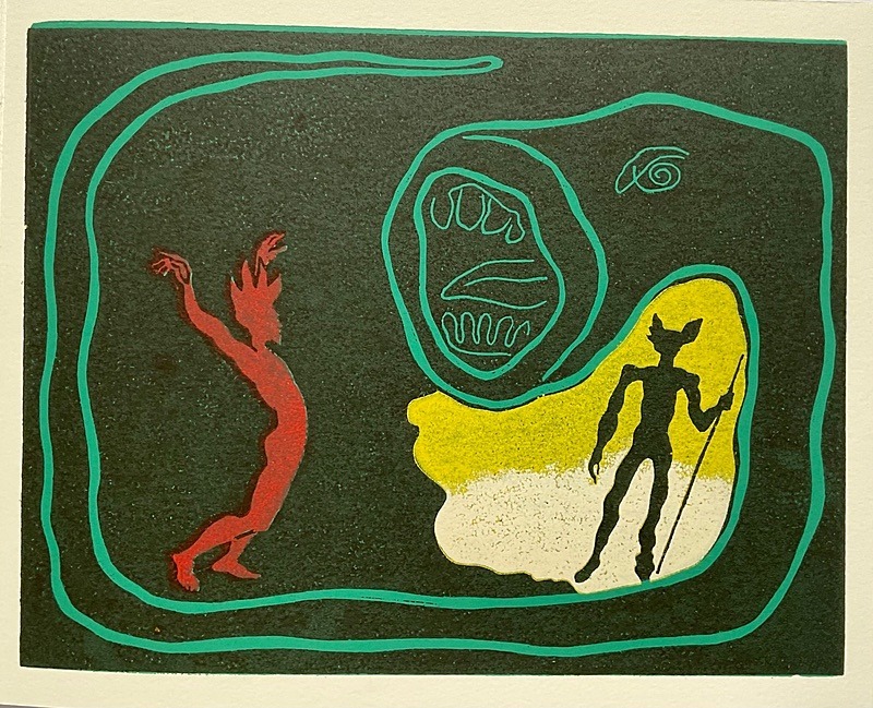  - Four Artists Books. Lino cut plates based on Wagner’s Ring Cycle.