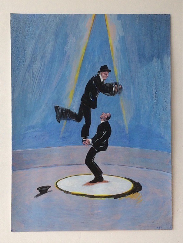  - 1980s paintings of human figure compsitions