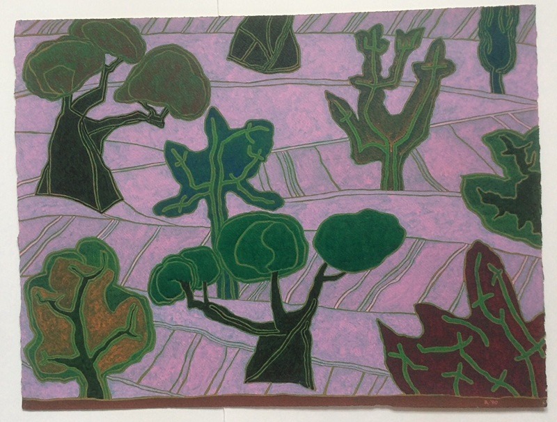  - Acrylics on paper 1990s/late1980s