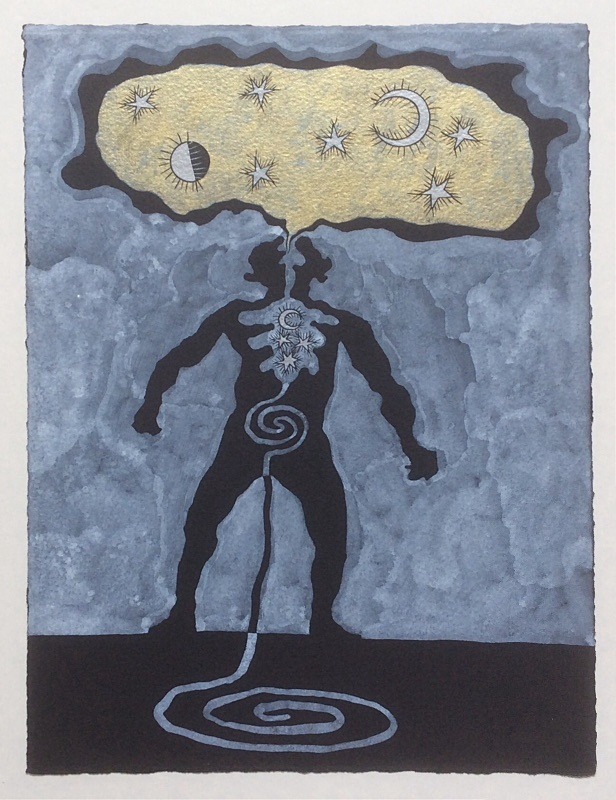  - Paintings acrylic on paper 1990s/ late 1980s