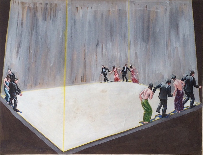  - 1980s paintings of human figure compsitions