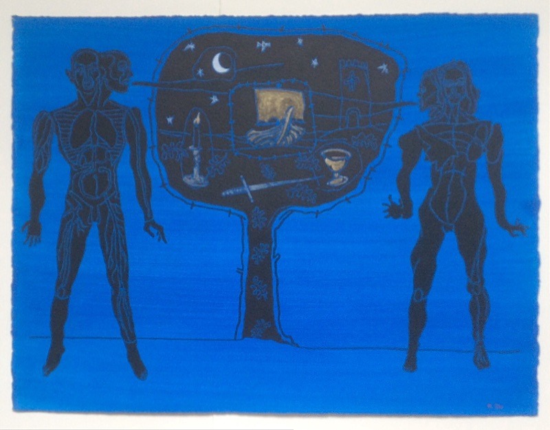  - Acrylics on paper 1990s/late1980s