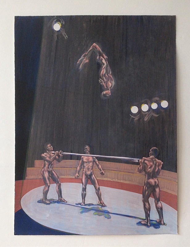  - 1980s paintings of human figure compsitions