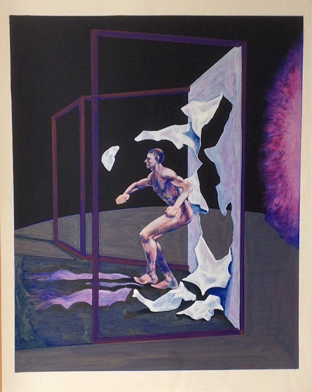  - 1980s paintings of human figure compsitions