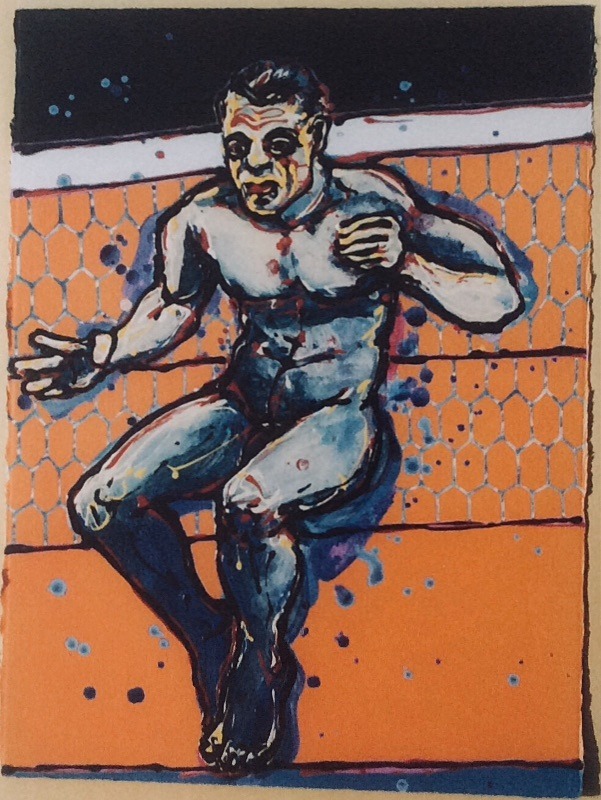  - Poured household paint works