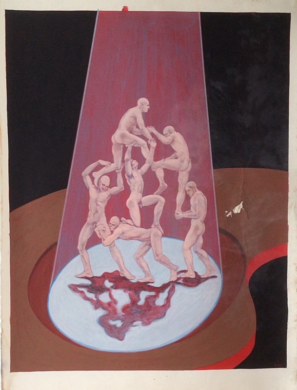  - 1980s paintings of human figure compsitions