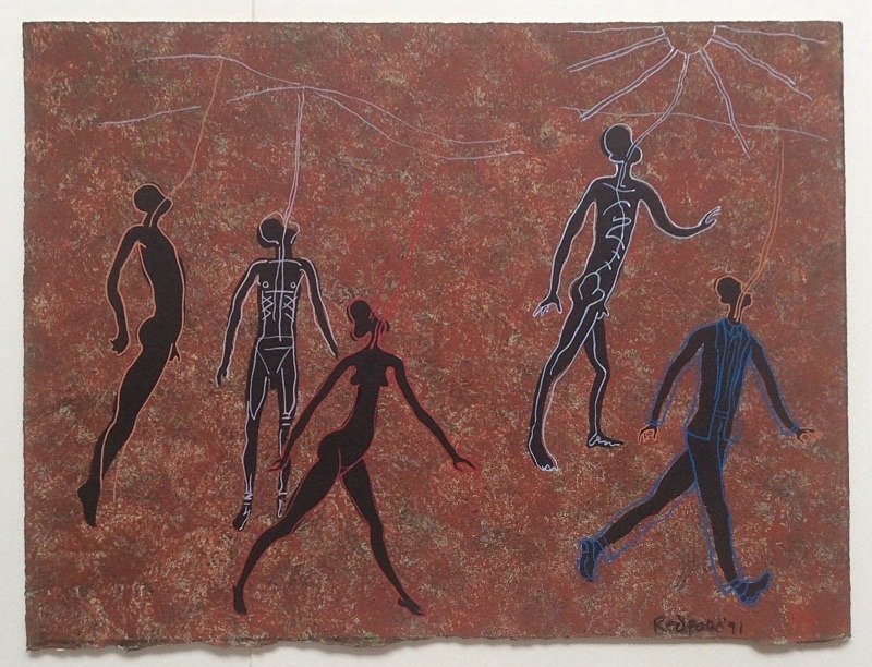  - Acrylics on paper 1990s/late1980s