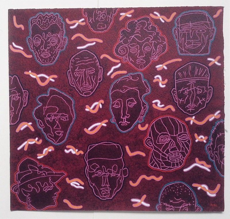  - Acrylics on paper 1990s/late1980s