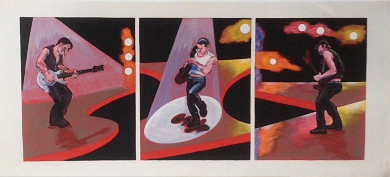  - 1980s paintings of human figure compsitions