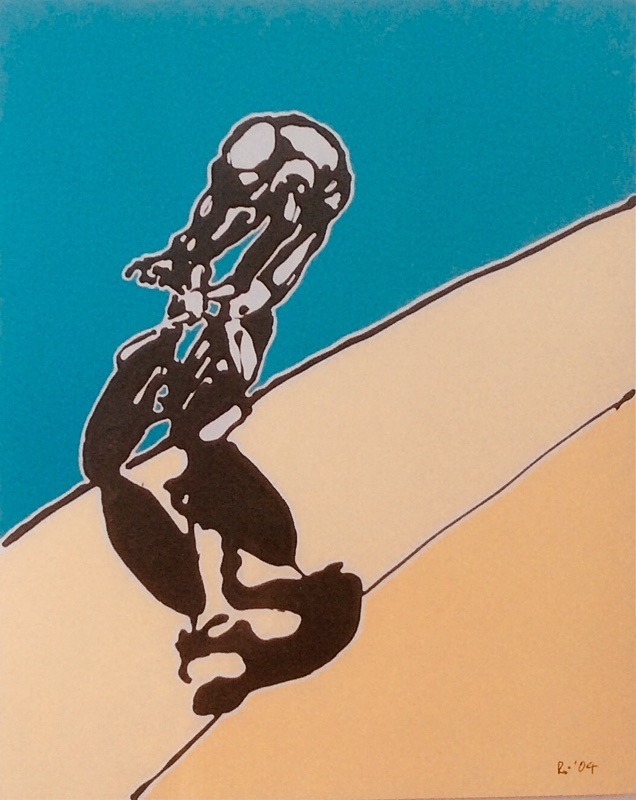  - Poured household paint works