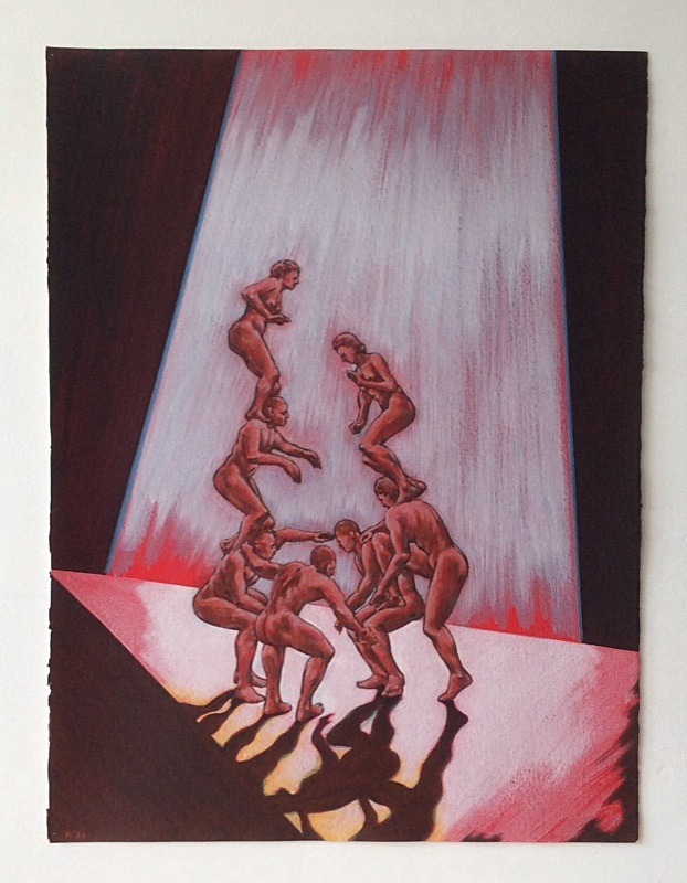 - 1980s paintings of human figure compsitions