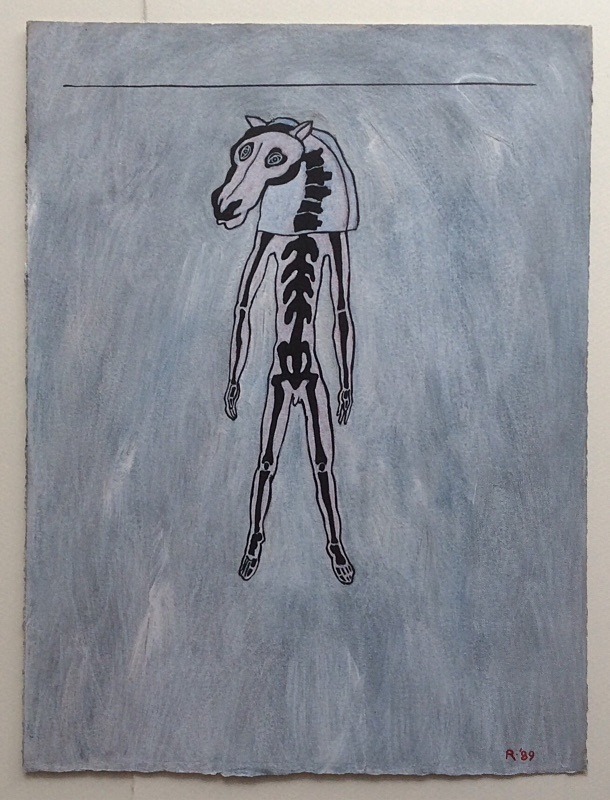  - Paintings acrylic on paper 1990s/ late 1980s