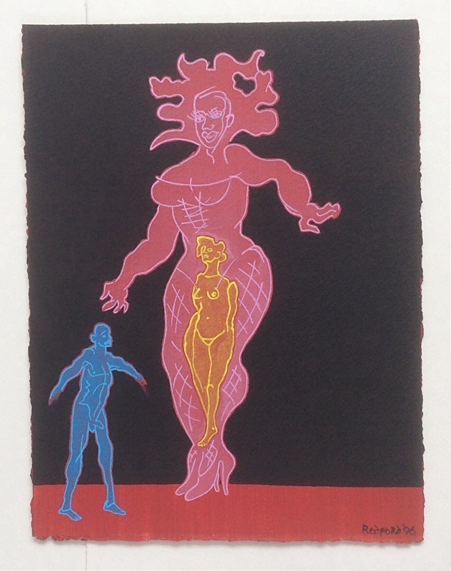  - Acrylics on paper 1990s/late1980s