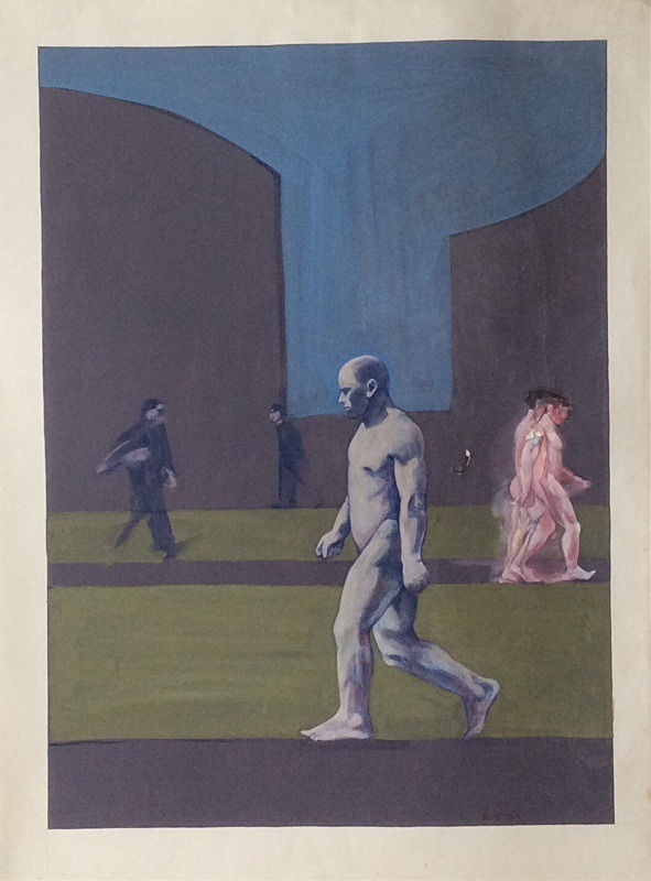  - 1980s paintings of human figure compsitions