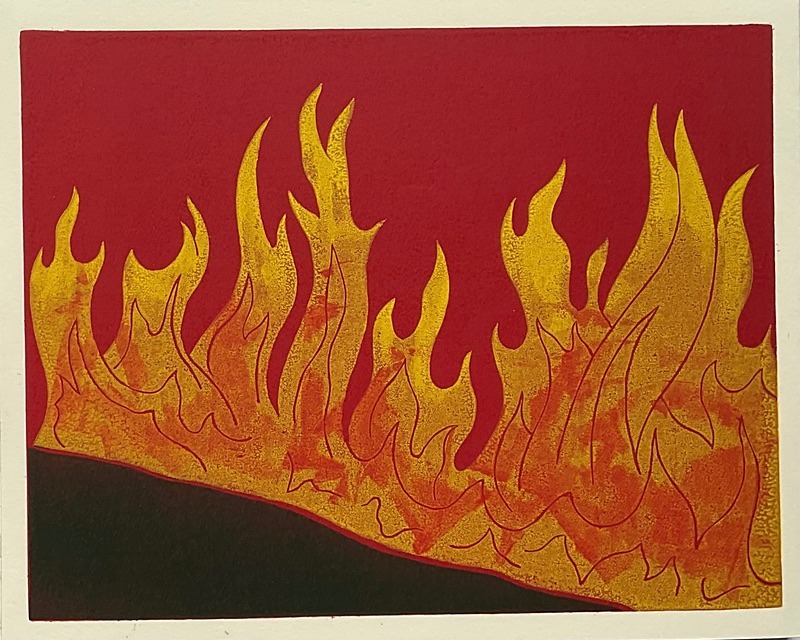  - Four Artists Books. Lino cut plates based on Wagner’s Ring Cycle.