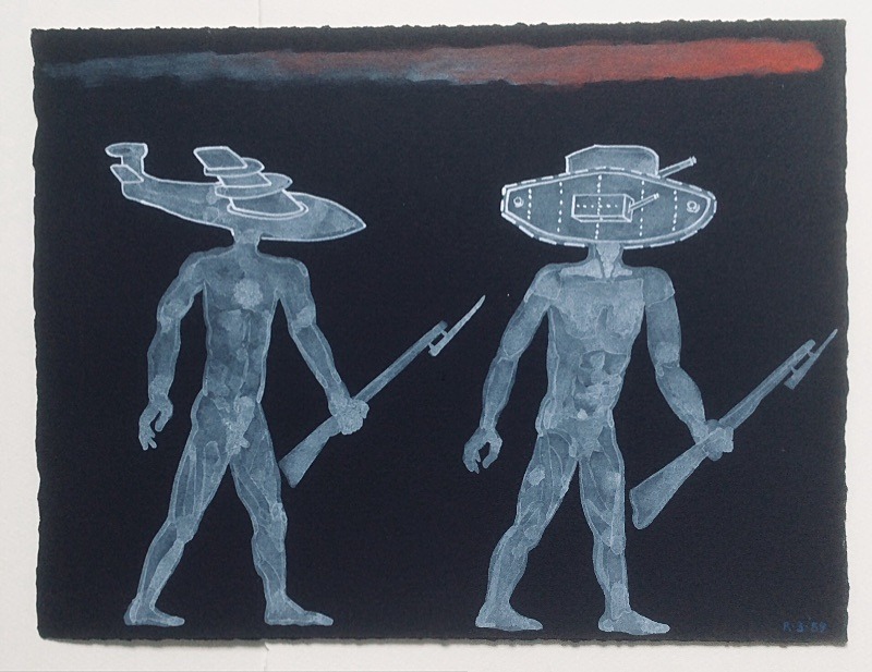 - Acrylics on paper 1990s/late1980s