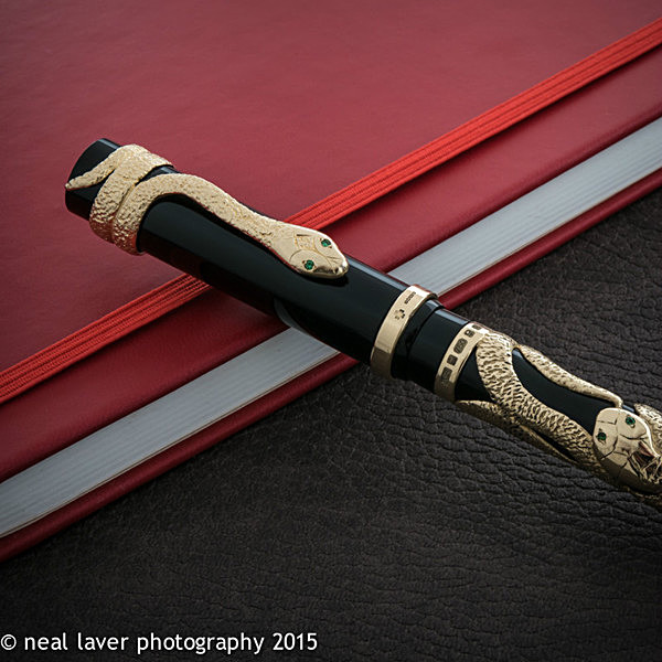 The 2015 Snake Pen... 18ct Gold! photo - Neal Laver for Henry Simpole