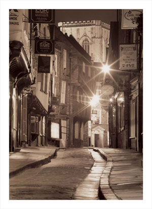 THE SHAMBLES,YORK.mono - ART FOR YOUTH NORTH 2007