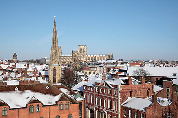 IMG_8937_2- YORK WINTER ROOFTOPS-2 FROM CLIFFORDS TOWER copy - YORK SNOW 2008