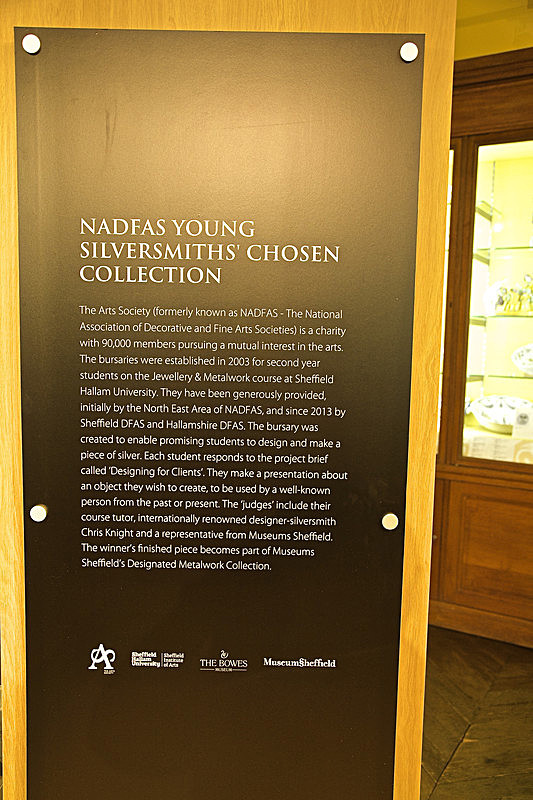  - BOWES MUSEUM, NADFAS YOUNG ARTS SILVER BURSARY EXHIBITION