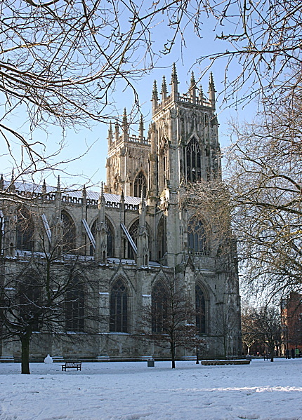 York Minster in the Snow CS4 - YORK AGAINST CANCER CORPORATE CARD CHOICE 2010