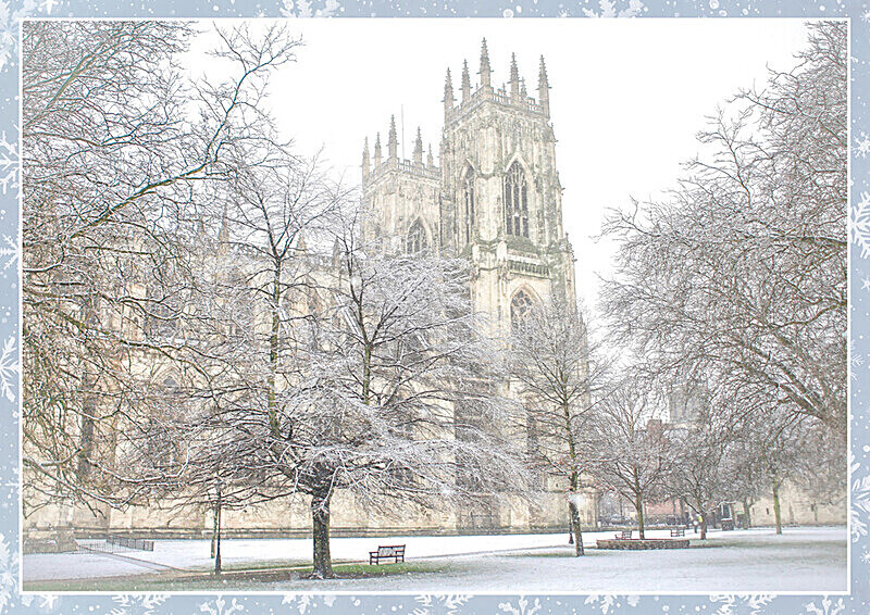 CS3. YORK MINSTER DEANS PARK - YORK AGAINST CANCER YORK CHRISTMAS CARDS 2026