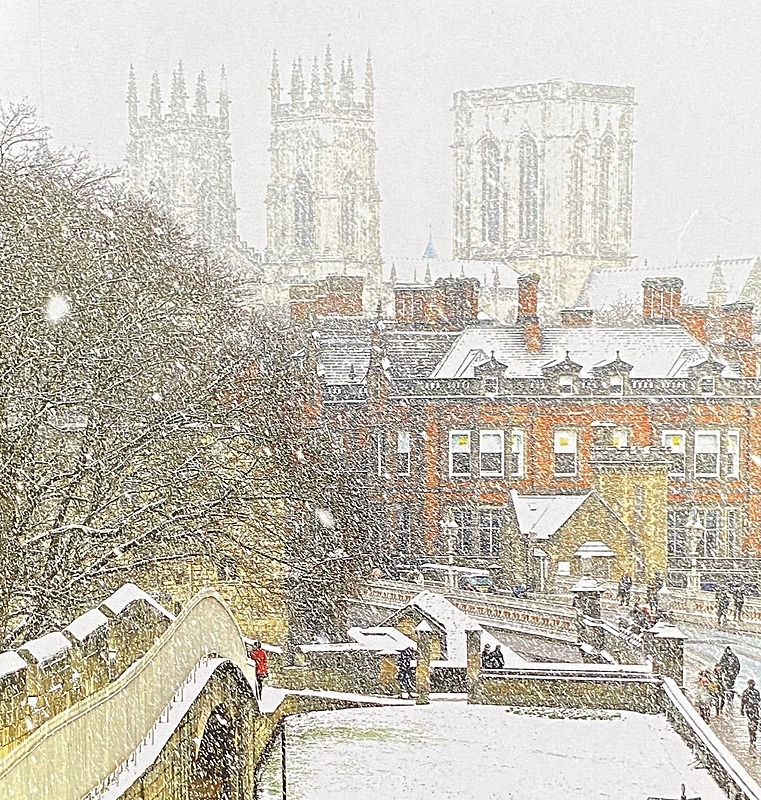 York in Winter, Minster, City Walls, Lendal Bridge - York Against Cancer Christmas Cards 2020 & Calendar 2021