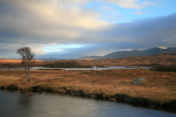 4, SUNSET, LOCH BA, RANNOCH MOOR - SCOTLAND