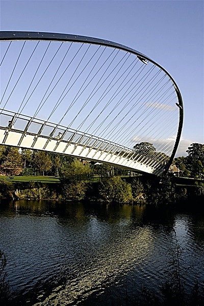 CS237 MILLENNIUM BRIDGE YORK - YORK AGAINST CANCER ART EXHIBITION 23rd SEPT 2011