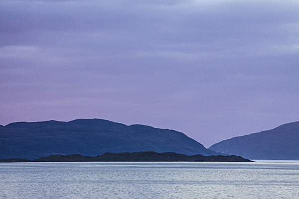 SUNSET CRINAN HARBOUR   SCOTLAND- - SCOTLAND  WESTERN ISLES, SEPT 2013