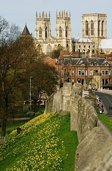 CS56 CITY WALLS & YORK MINSTER - YORK AGAINST CANCER ART EXHIBITION 23rd SEPT 2011