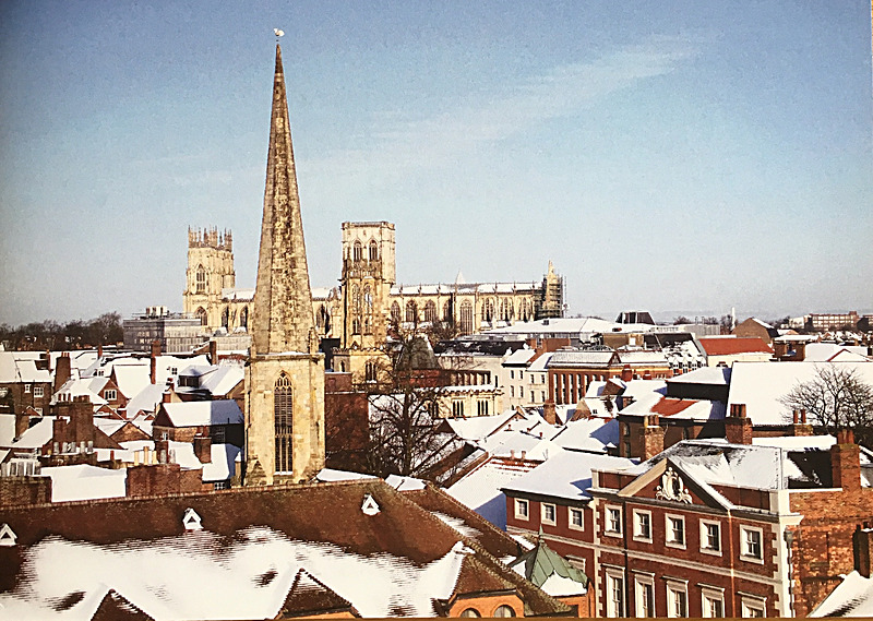 Winter Skyline  YORK - YORK AGAINST CANCER CHRISTMAS CARDS 2017